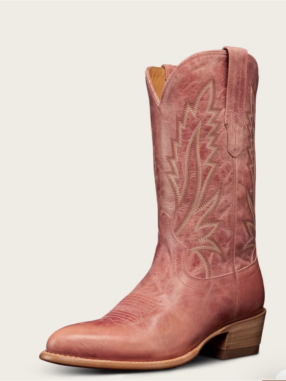 Tecovas “The Jamie” Western Cowgirl Boots -Pink Frost- worn 3 times - Picture 10 of 11